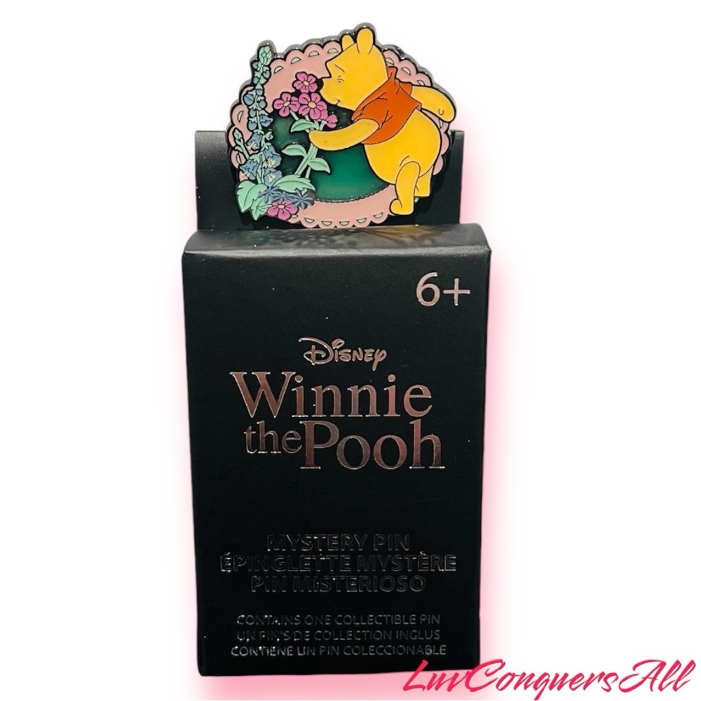 Loungefly Disney Winnie The Pooh Floral Cameo Enamel Pin